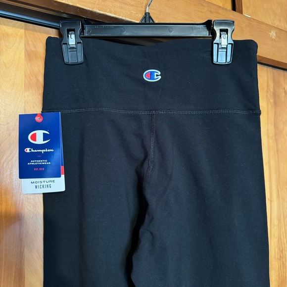 Champion Athleticwear High Waisted Graphic Logo Leggings 7/8 Length Cotton - Picture 9 of 10